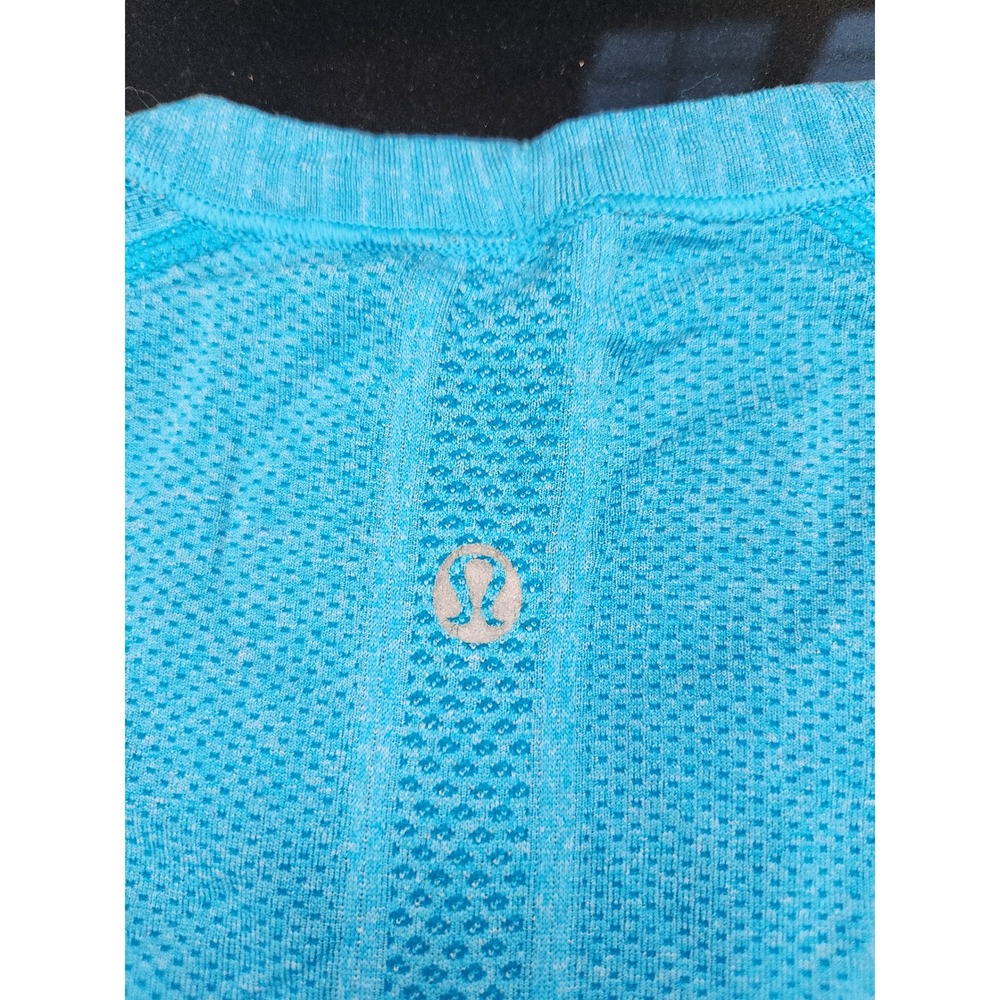 Lululemon Swiftly Tech SS T-Shirt & Racerback Tank Bundle Blue Yellow 8 - Picture 8 of 8